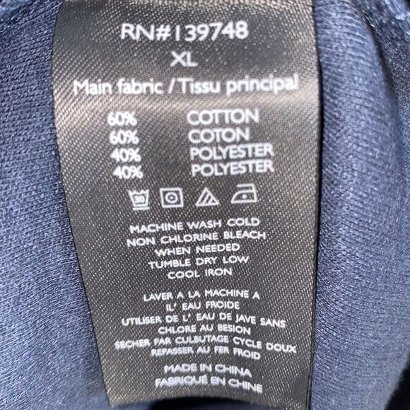 SLATE & STONE Navy Ribbed Long Sleeve TShirt-XL - Picture 9 of 9